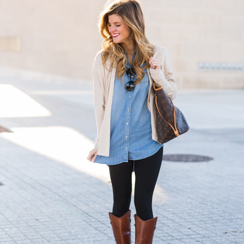 Stonewashed Denim Shirt